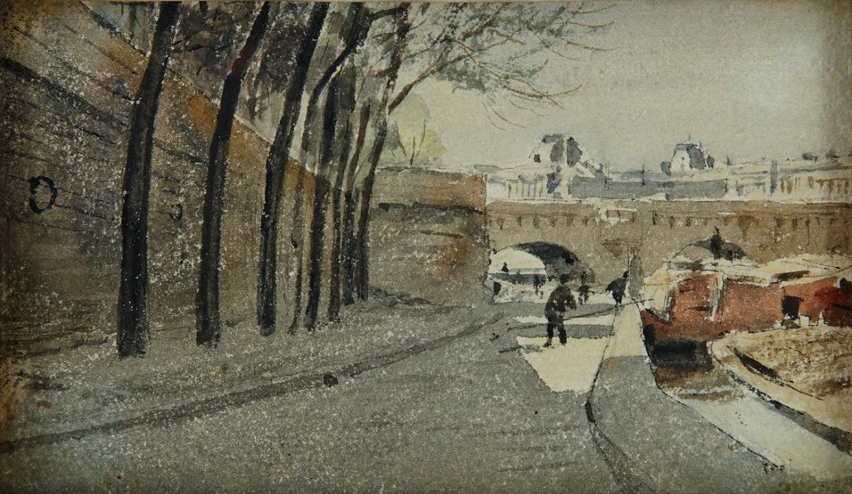 Der Louvre von Albert Anker