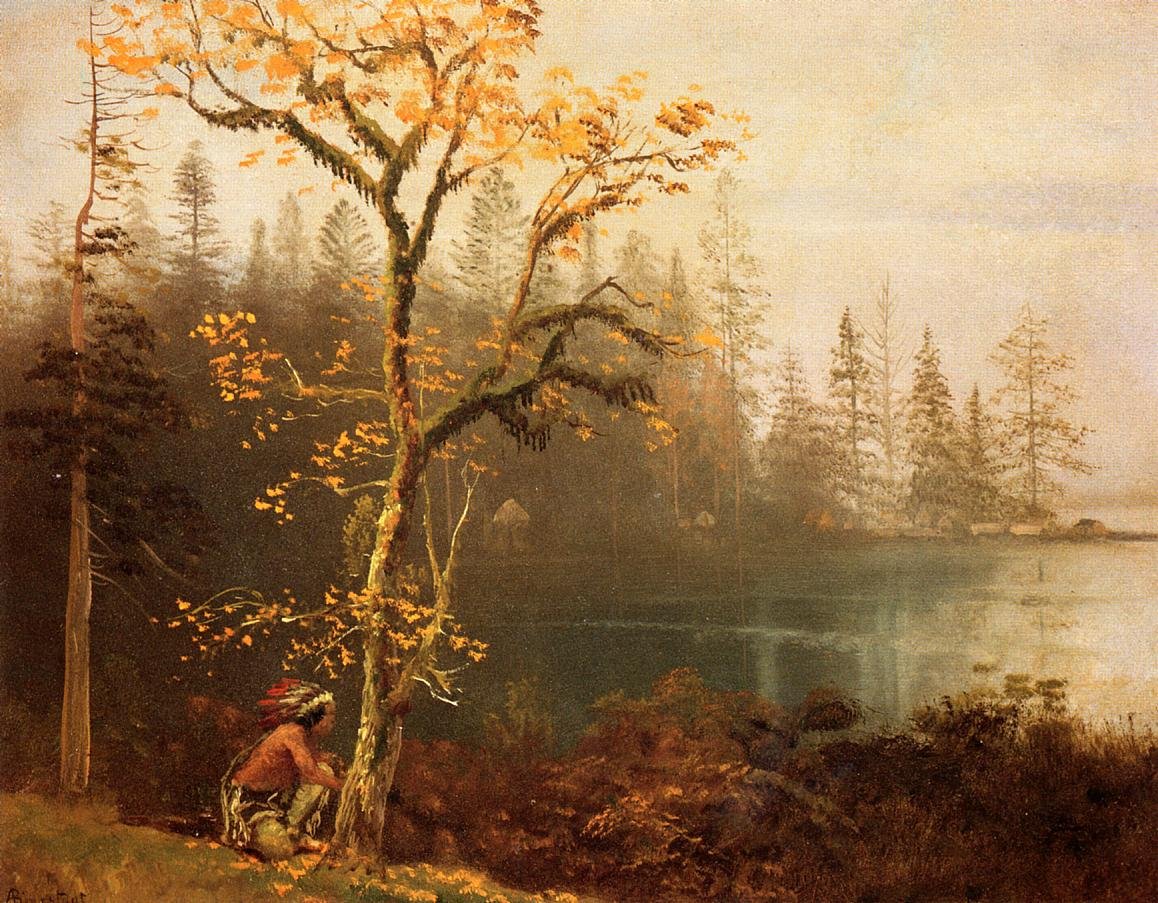 Indianerspäher von Albert Bierstadt