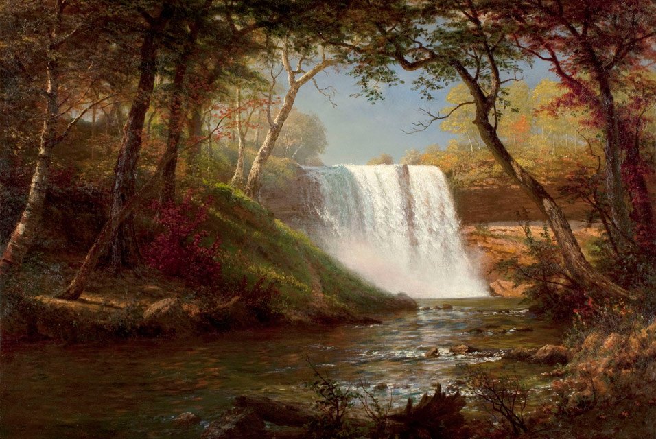 Minnehaha Wasserfälle von Albert Bierstadt