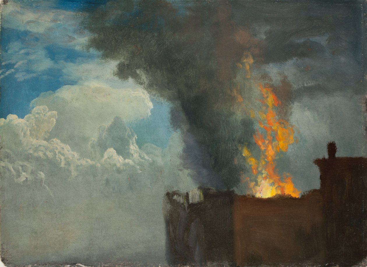 Der Brand von Albert Bierstadt