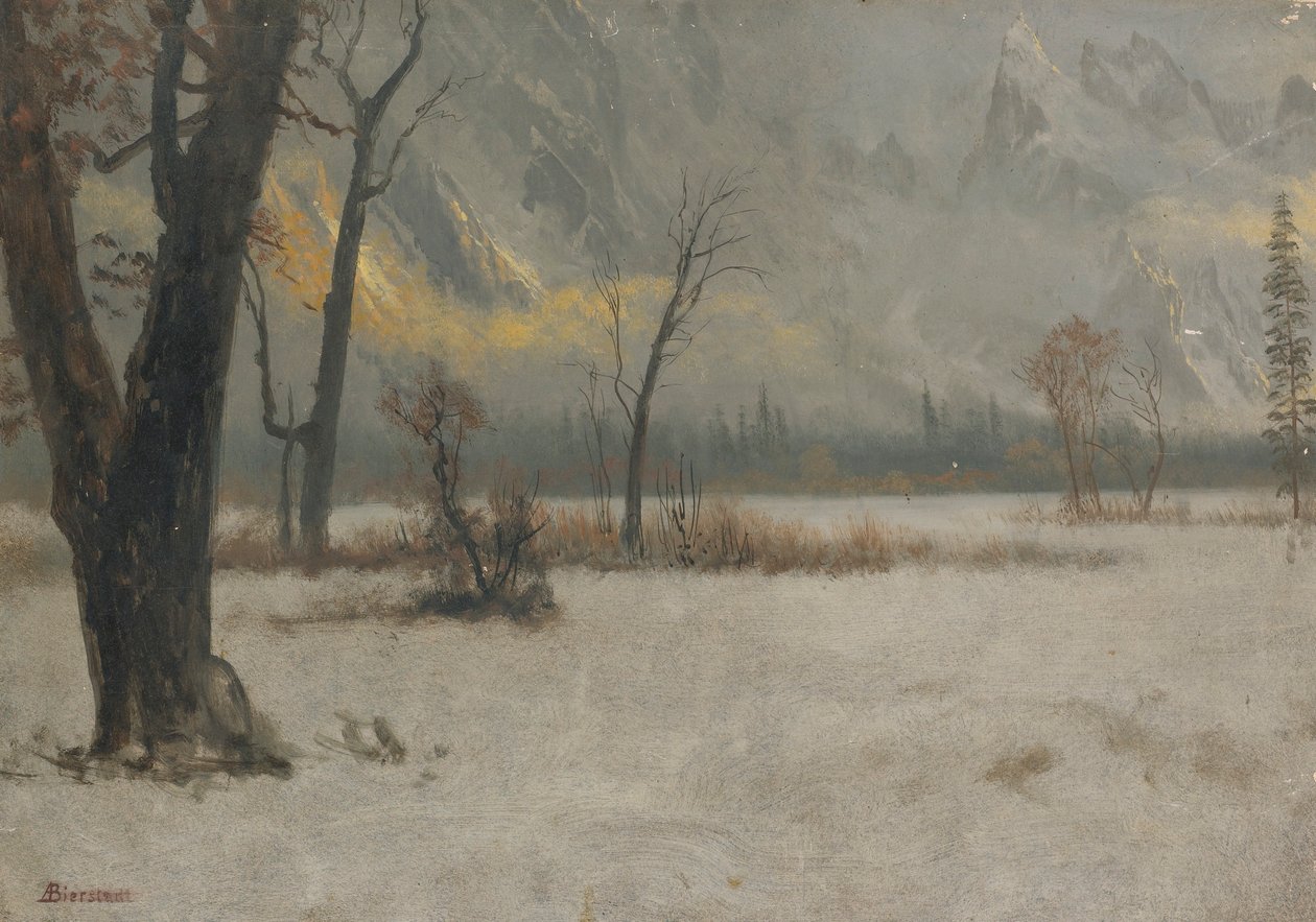 Winterlandschaft von Albert Bierstadt