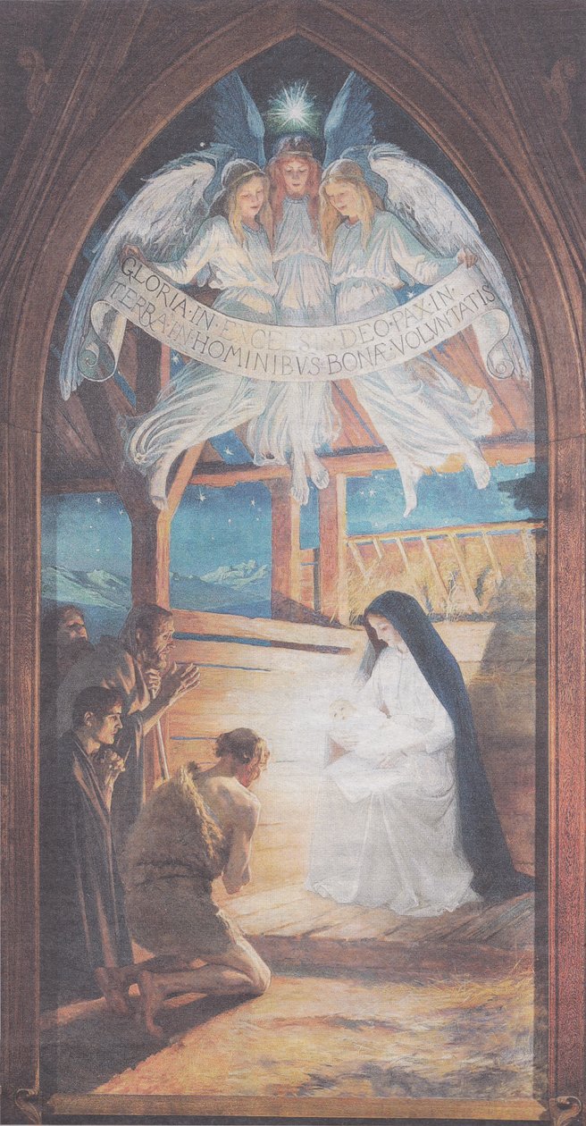 Die Anbetung der Hirten von Albert Gustaf Aristides Edelfelt