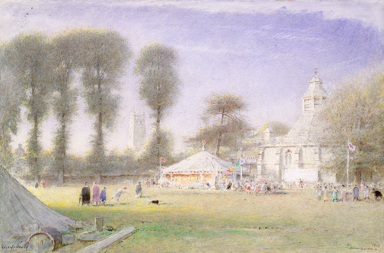 Glastonbury-Messe, 1925 von Albert Goodwin