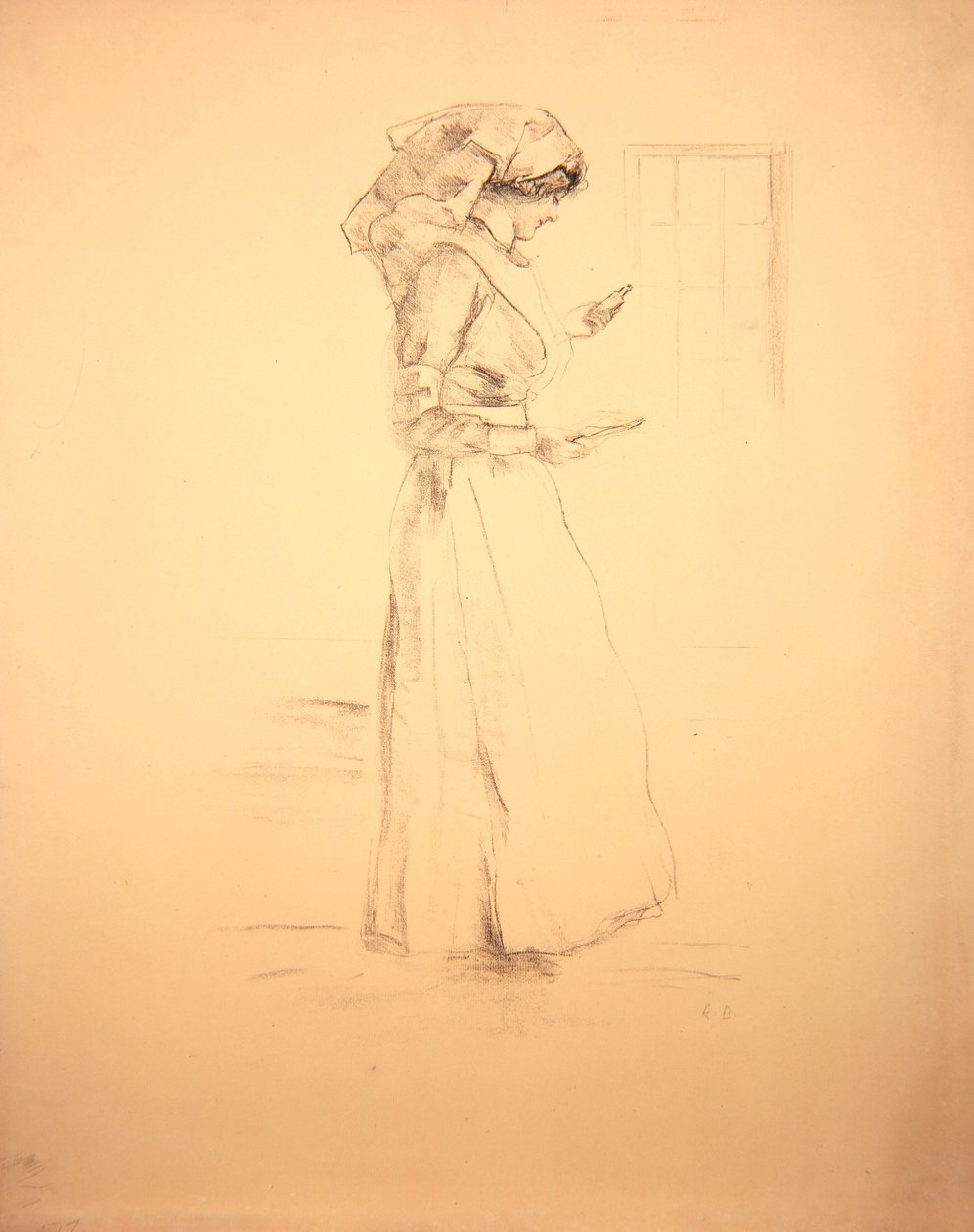 Die Krankenschwester, 1916 von Albert de Belleroche
