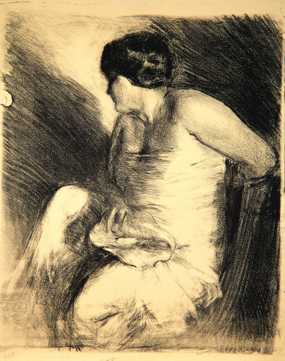 Frau mit Muschel, 1906 von Albert de Belleroche
