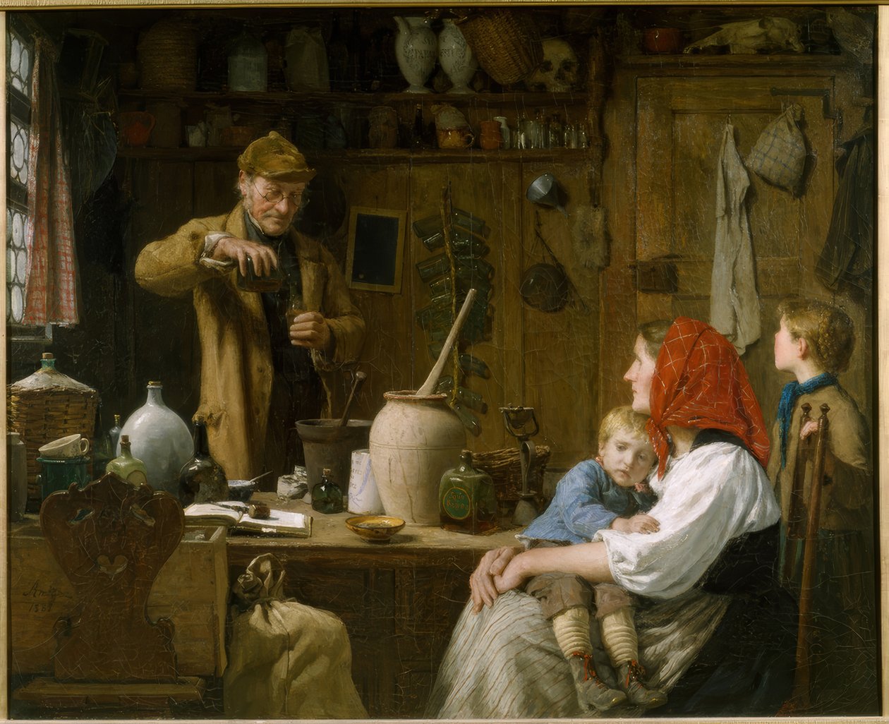 Der Quacksalber von Albert Anker