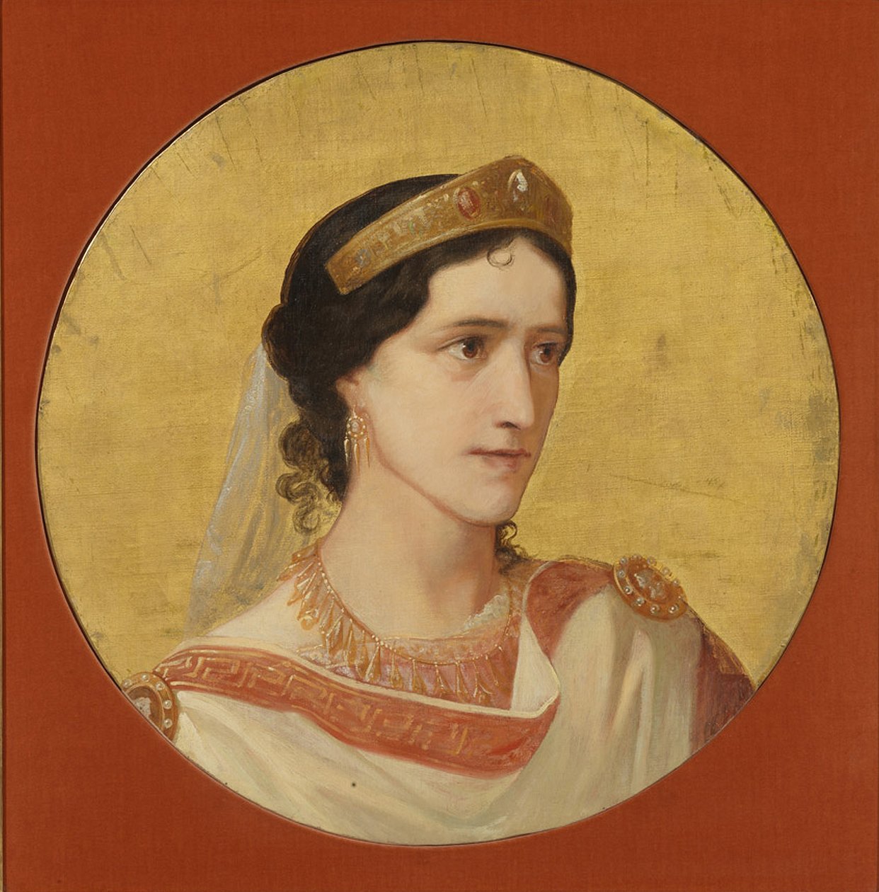 Élisa Rachel als Phèdre von Albert Anker