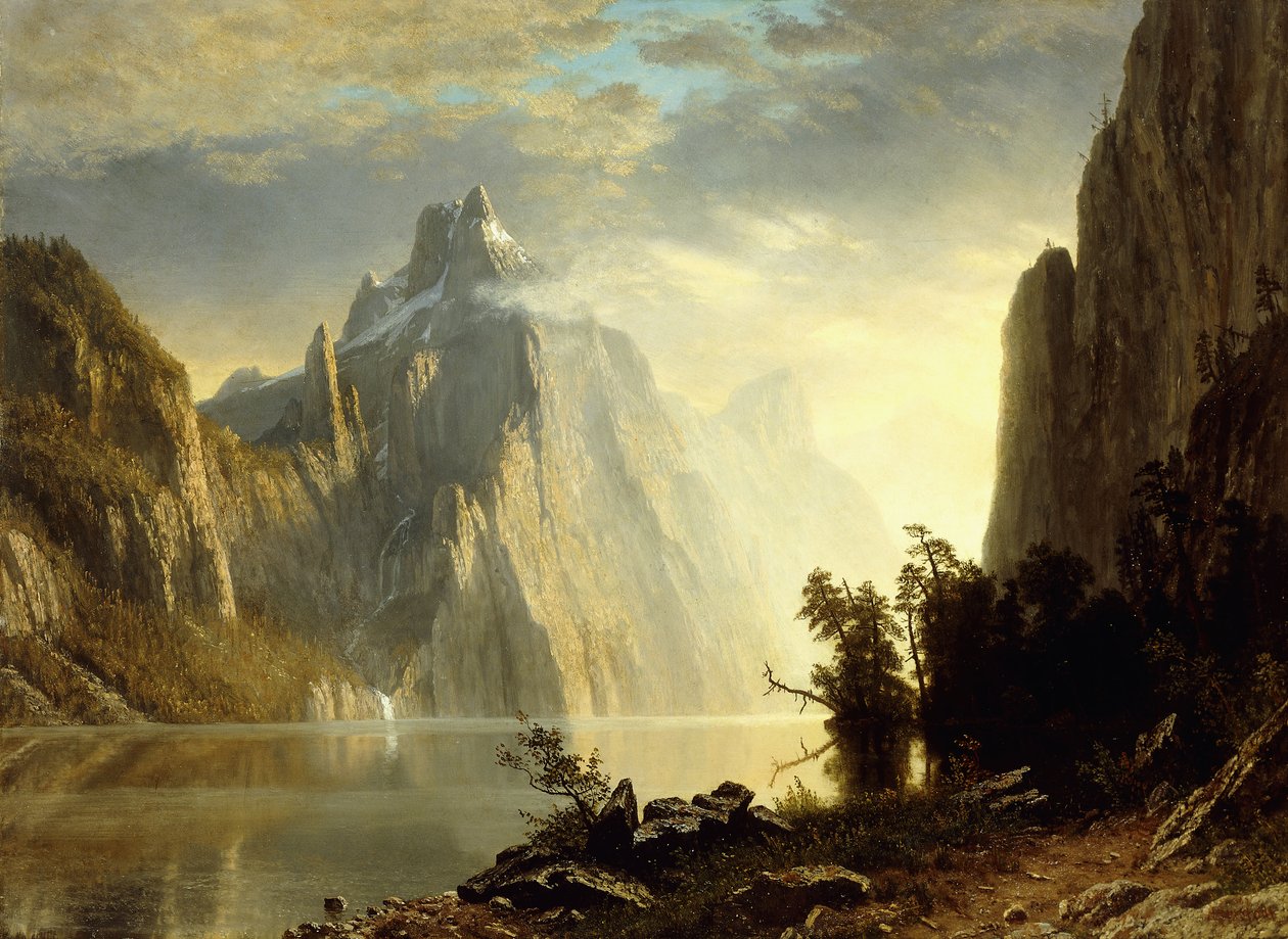 Ein See in der Sierra Nevada von Albert Bierstadt