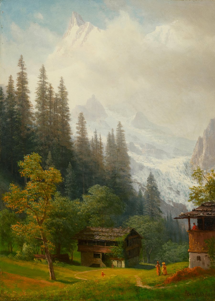 Alpenszene von Albert Bierstadt