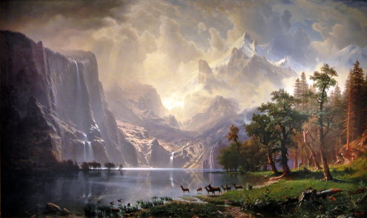 Unter den Sierra Nevada, Kalifornien von Albert Bierstadt