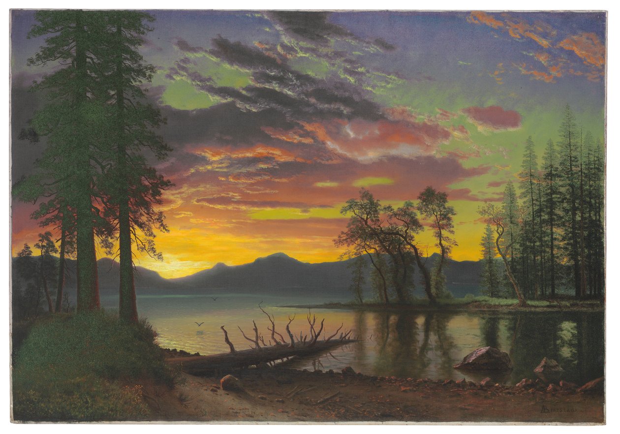 Dämmerung, Lake Tahoe, ca. 1870er von Albert Bierstadt