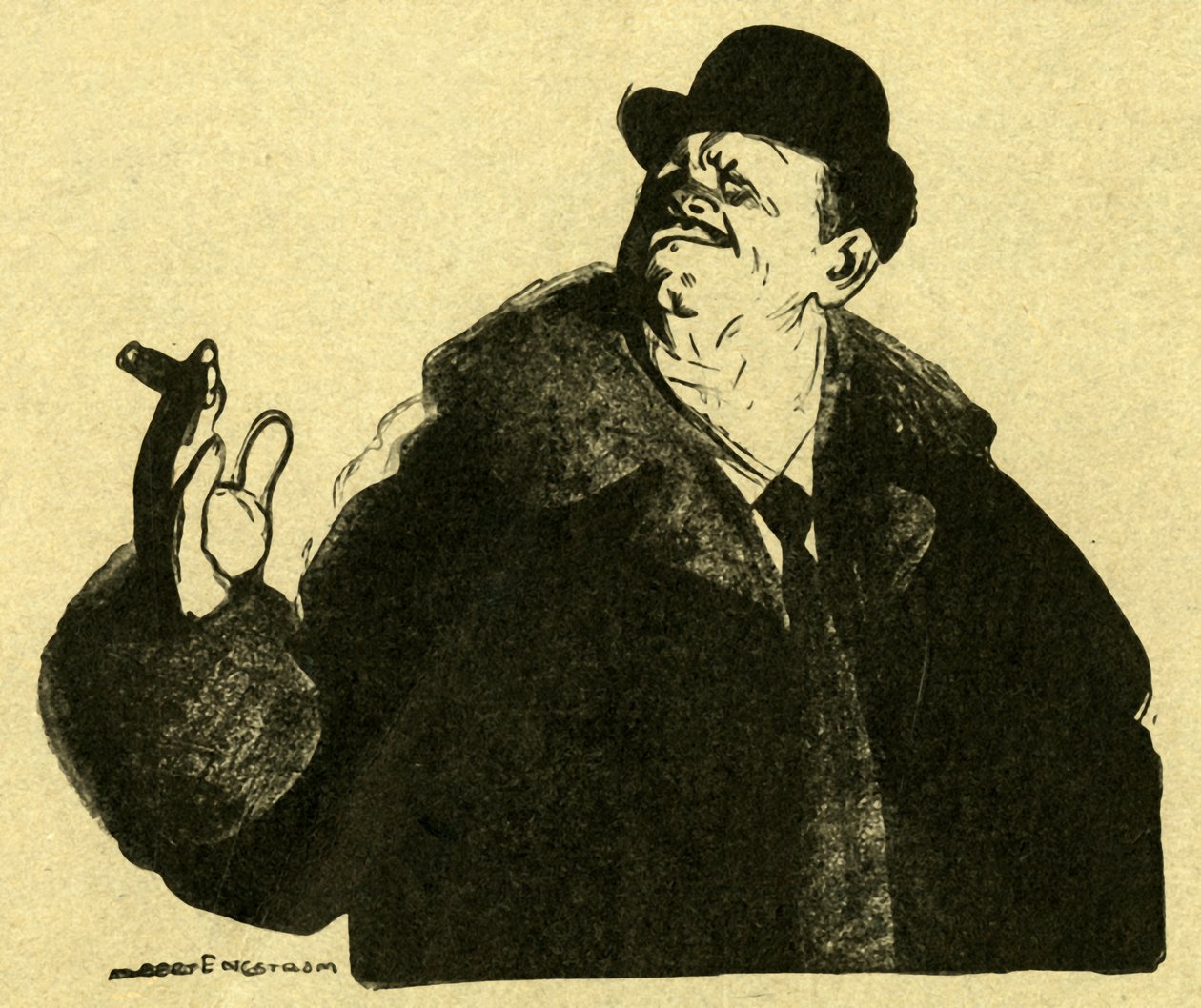 Der Auftragnehmer, frühes 20. Jahrhundert von Albert Engstrom
