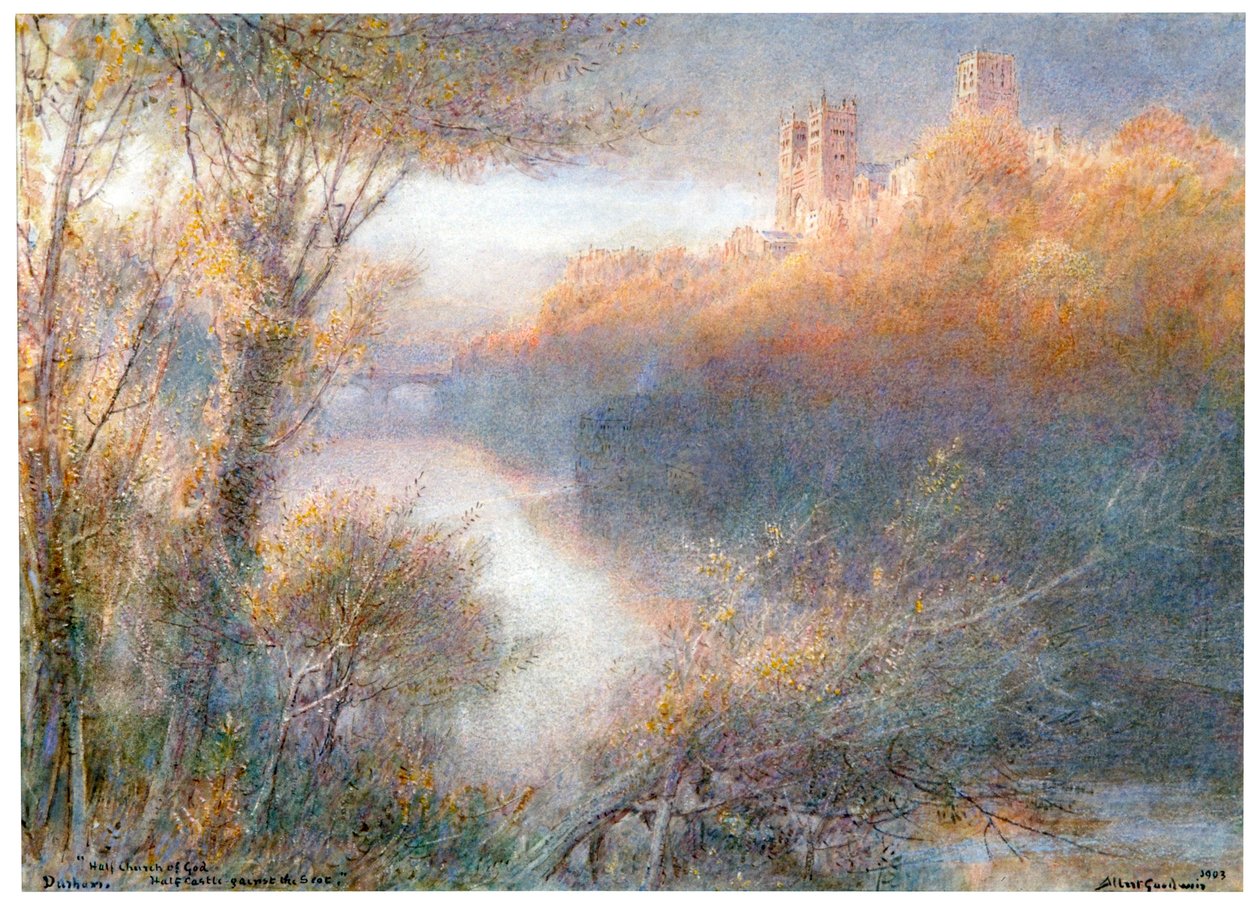 Durham-Kathedrale, 1903 von Albert Goodwin