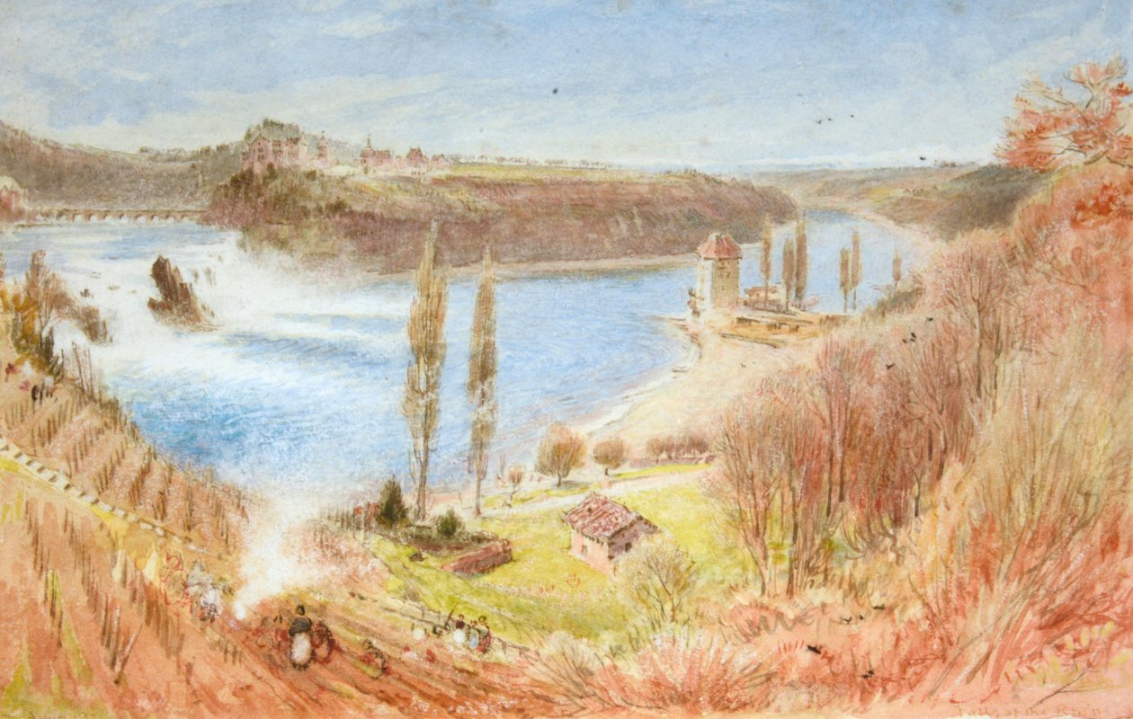 Rheinfall von Albert Goodwin