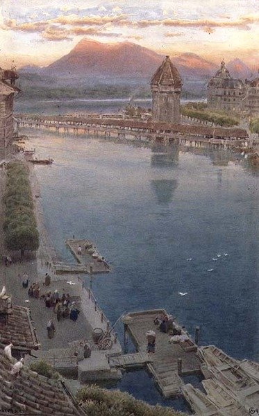Luzern von Albert Goodwin