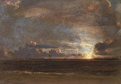 Westindischer Sonnenuntergang, Barbados von Albert Goodwin