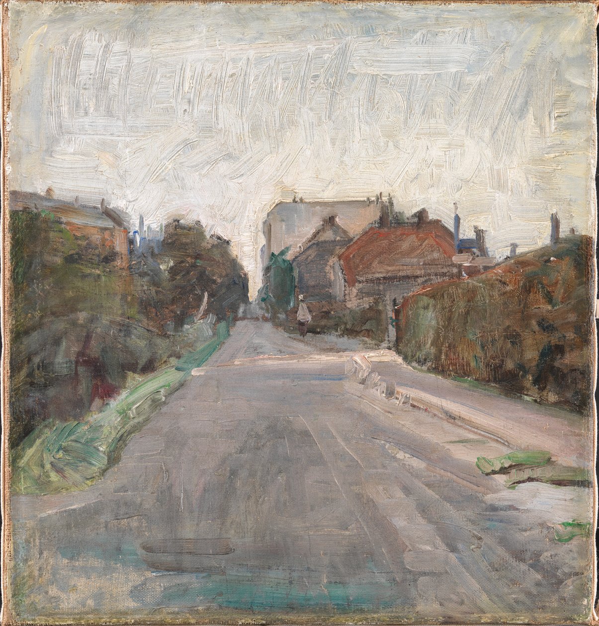 Straße. Stadtrand von Kopenhagen von Albert Gottschalk