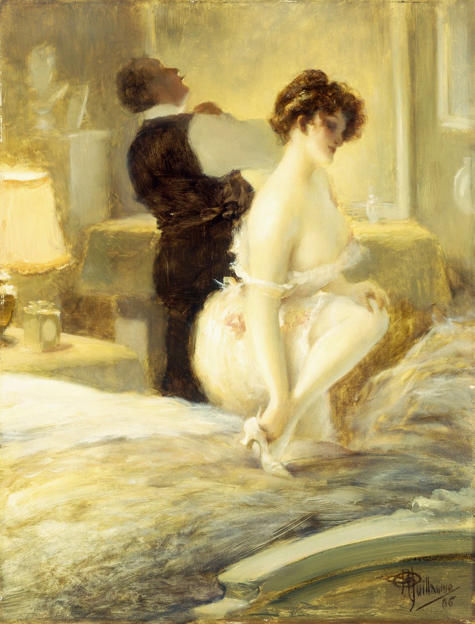 Die Intimität, 1906 von Albert Guillaume