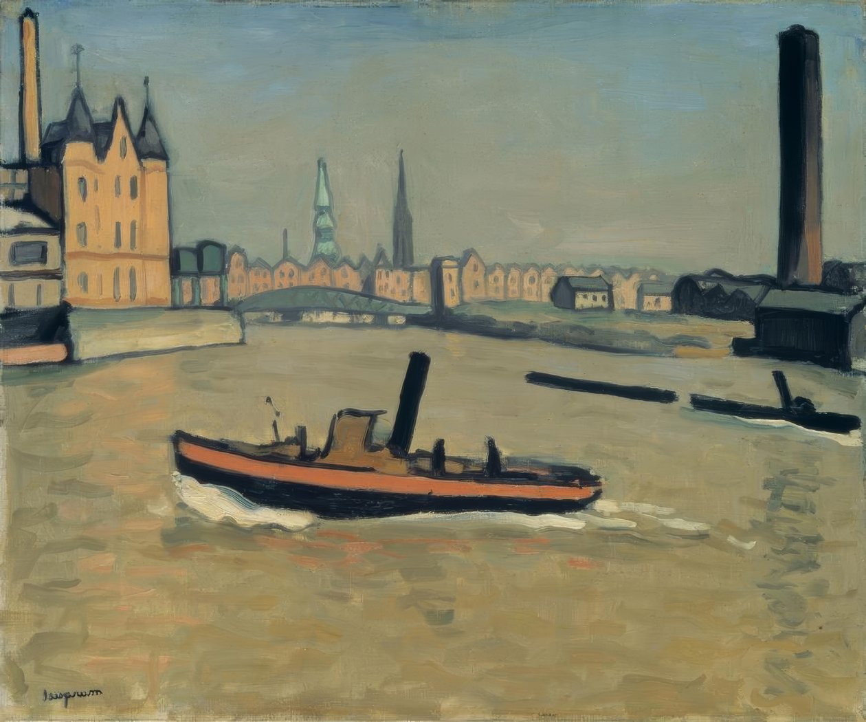 Der Hamburger Hafen von Albert Marquet