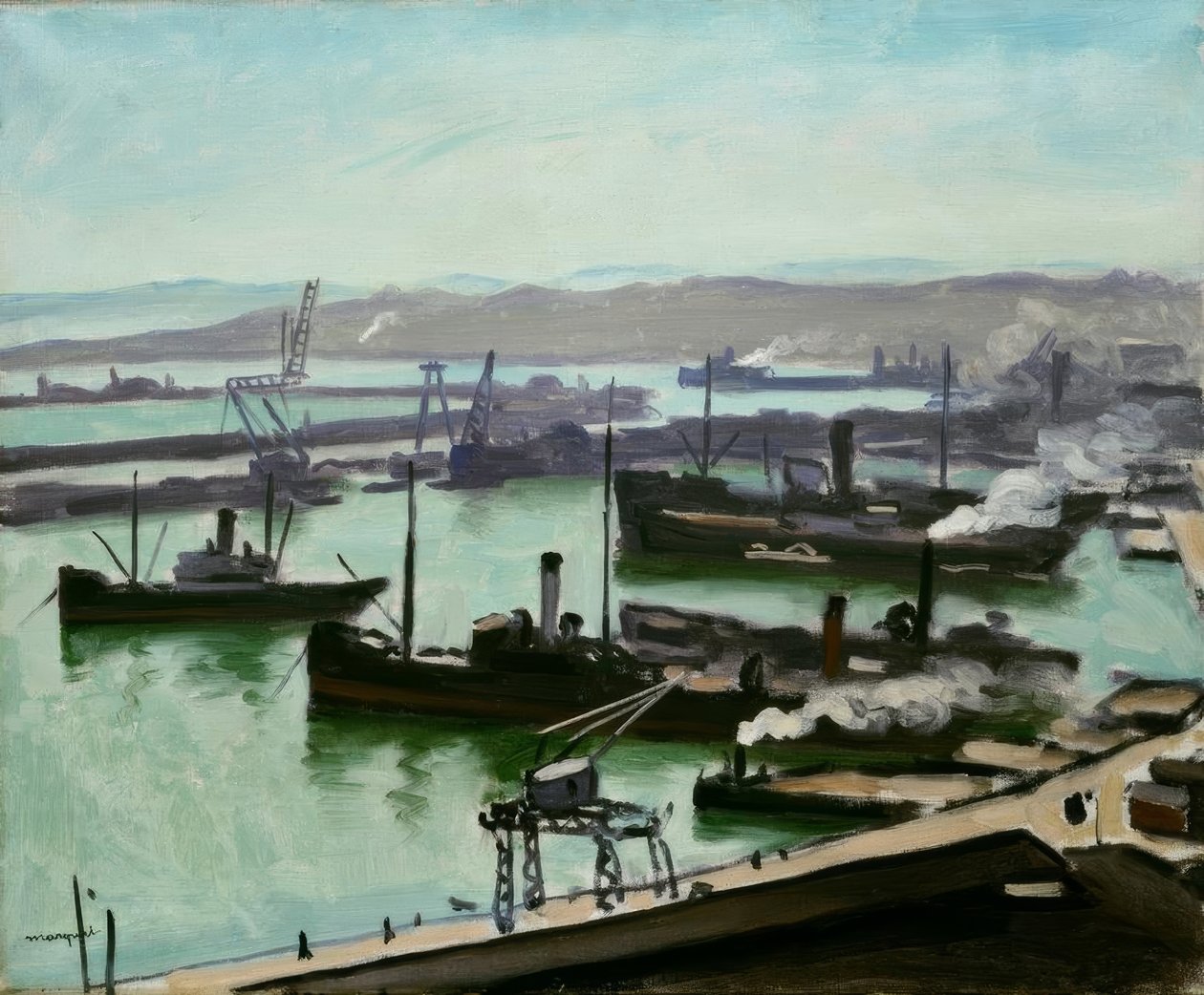 Der Hafen von Algier von Albert Marquet