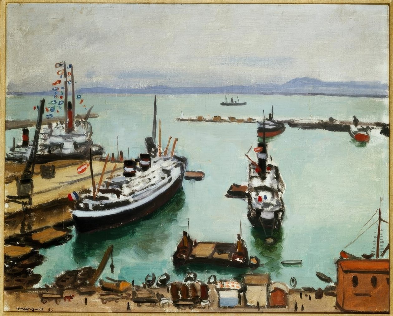 Der Hafen von Algier von Albert Marquet