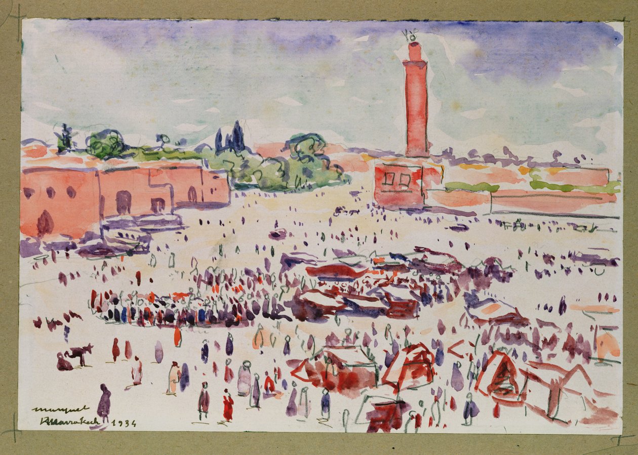 Marrakesch von Albert Marquet