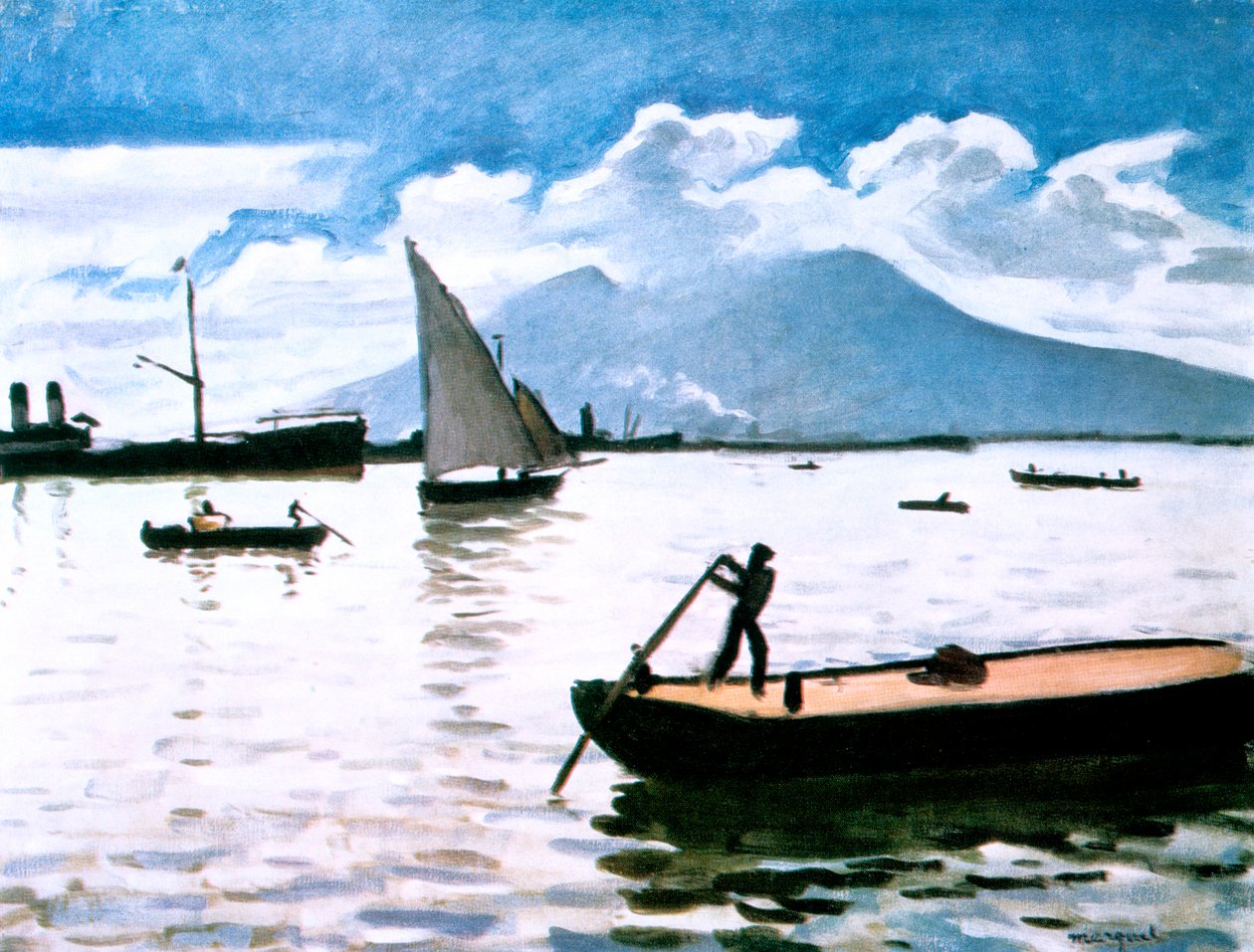 Die Bucht von Neapel von Albert Marquet