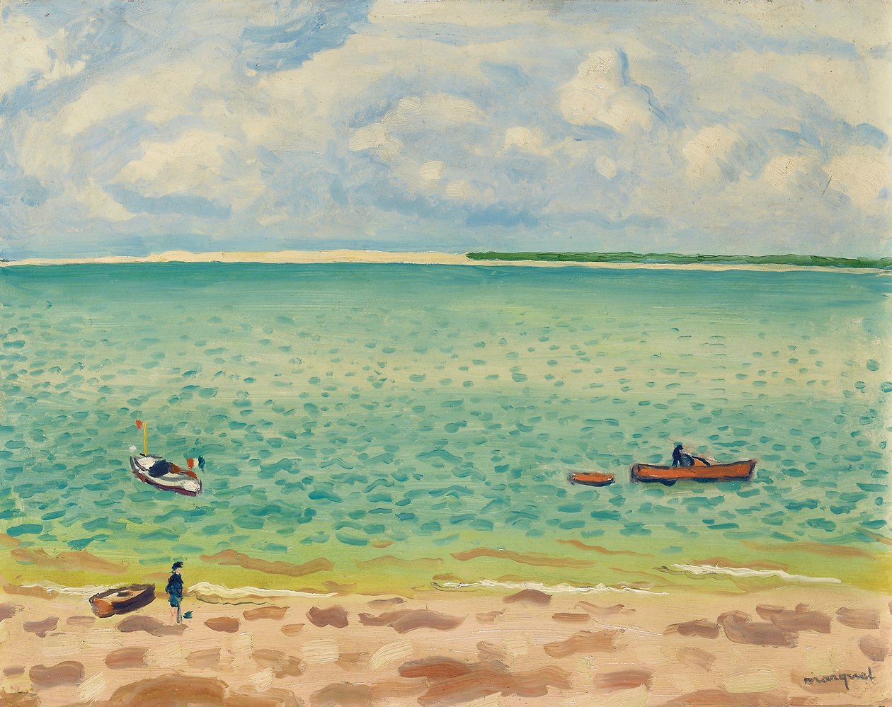 Der Strand, Le Pyla von Albert Marquet