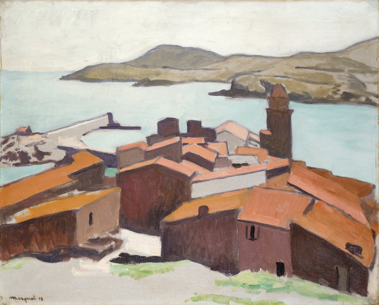 Blick auf Collioure von Albert Marquet