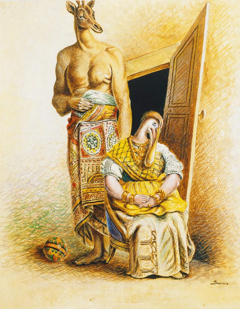 Abreise des verlorenen Sohnes von Alberto  Savinio