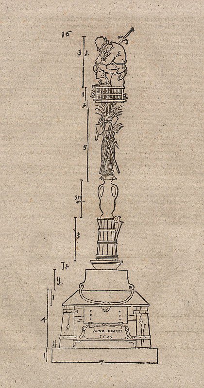 Entwurf einer Gedächtnissäule für den Bauernaufstand von Albrecht Dürer
