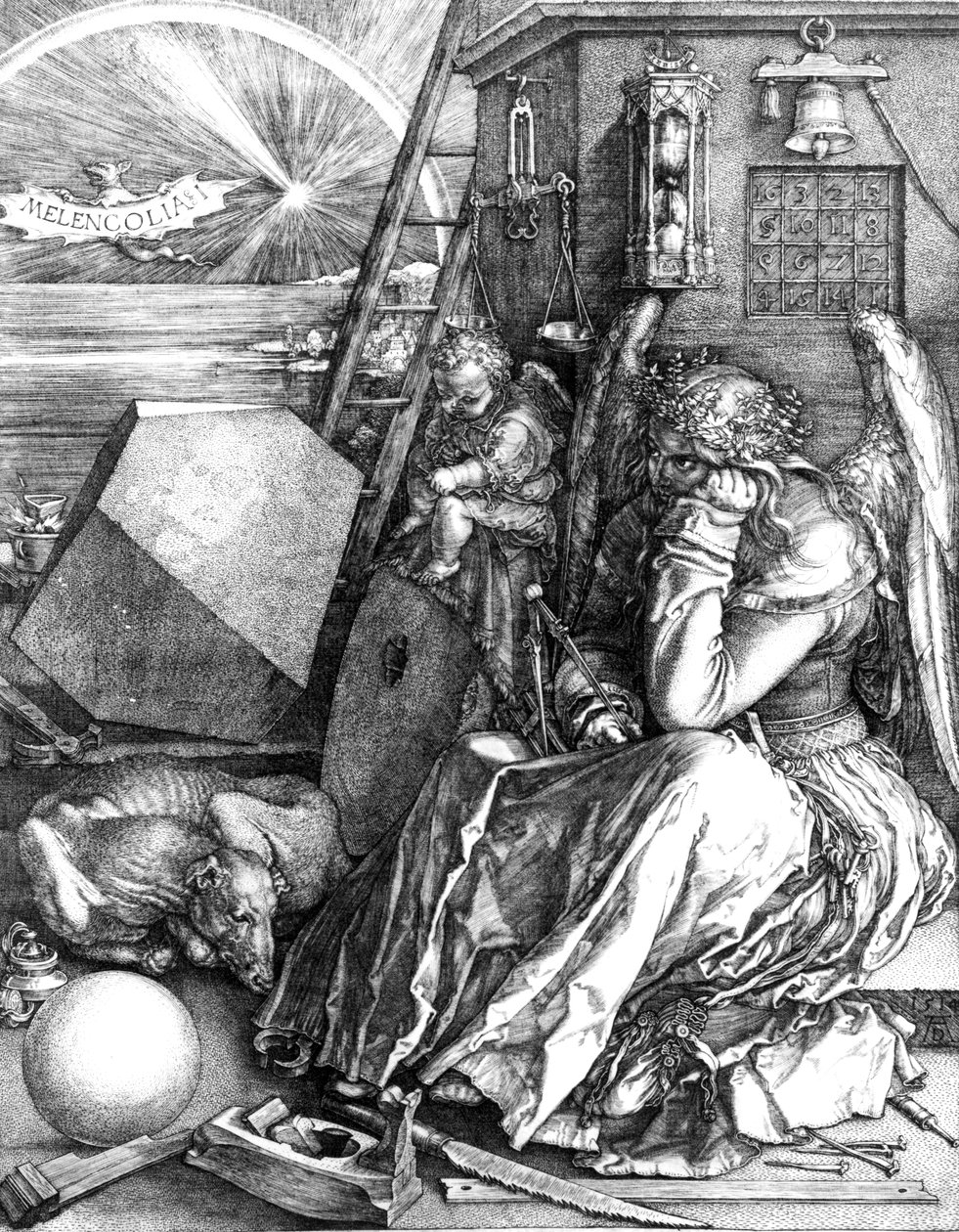 Melancholie, 1514 von Albrecht Dürer