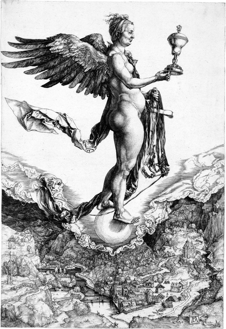 Nemesis oder Glück von Albrecht Dürer