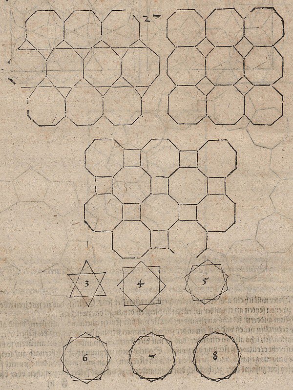 Parkettierungen mit Quadraten, Achtecken und Sternen von Albrecht Dürer