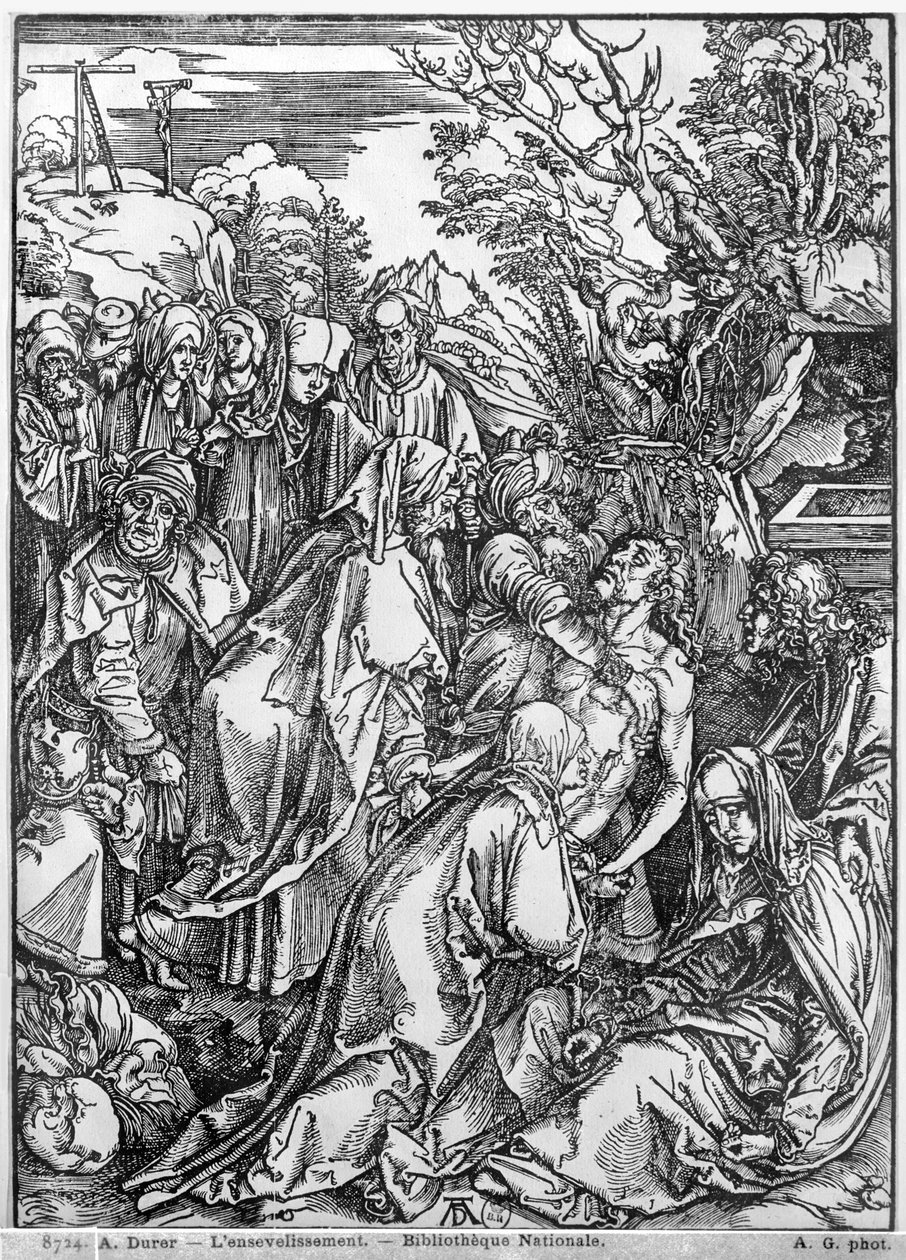 Die Grablegung Christi, aus der Serie 