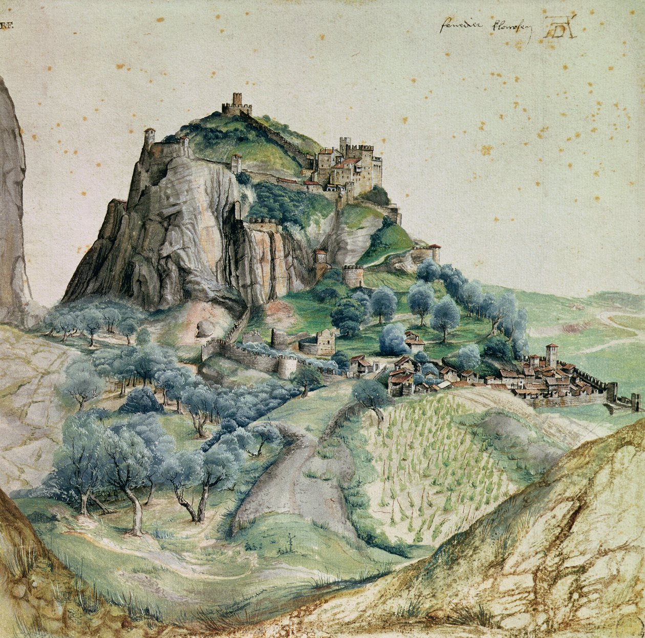 Ansicht des Arco-Tals in Tirol, 1495 von Albrecht Dürer