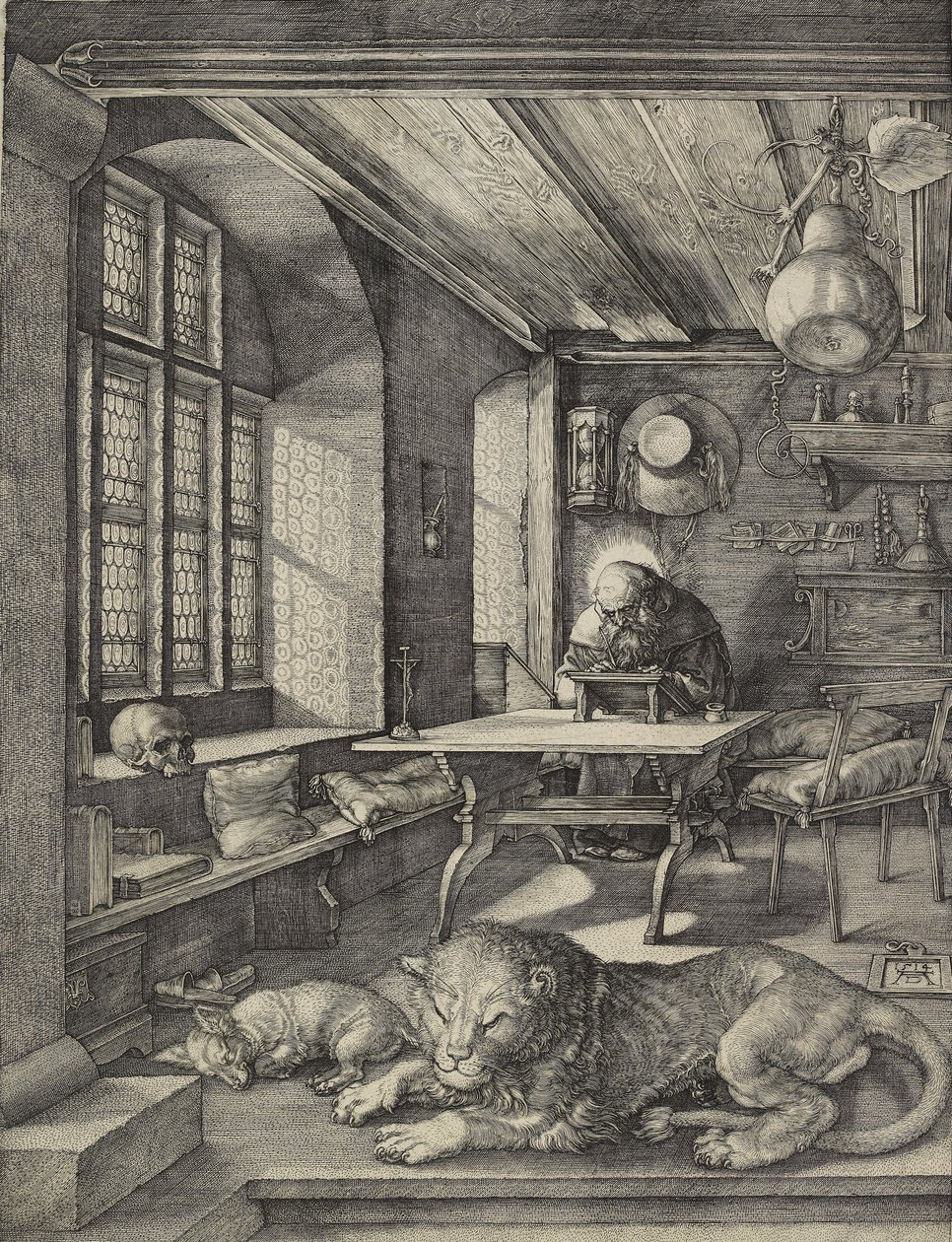 Der heilige Hieronymus in seinem Studierzimmer, 1514 von Albrecht Dürer