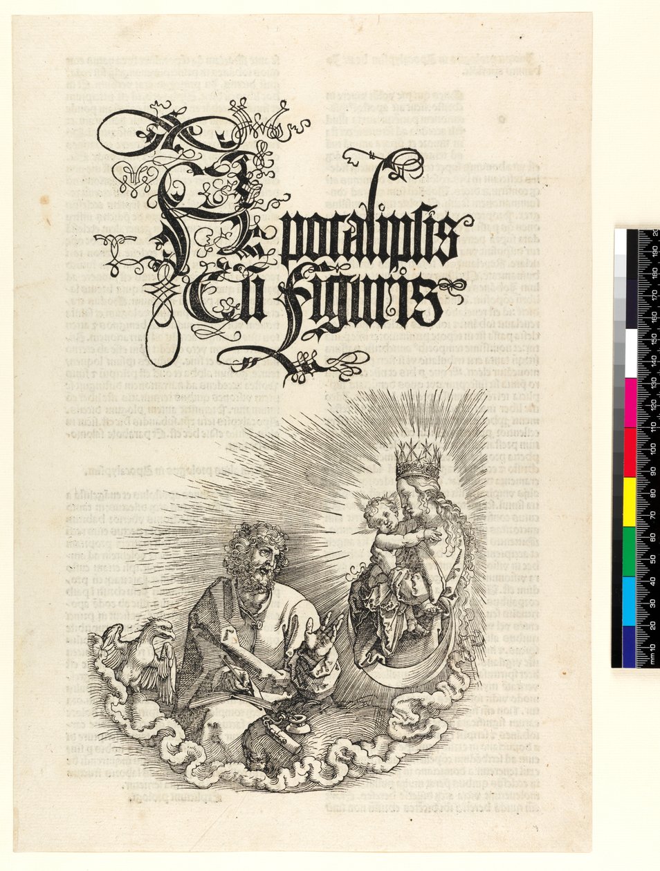 Die Apokalypse, Titelseite, 1511 von Albrecht Dürer