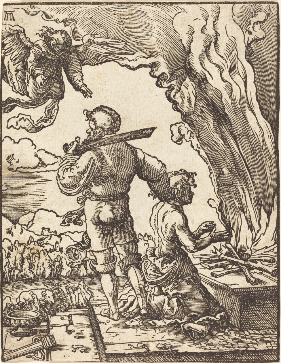 Abrahams Opfer von Albrecht Altdorfer