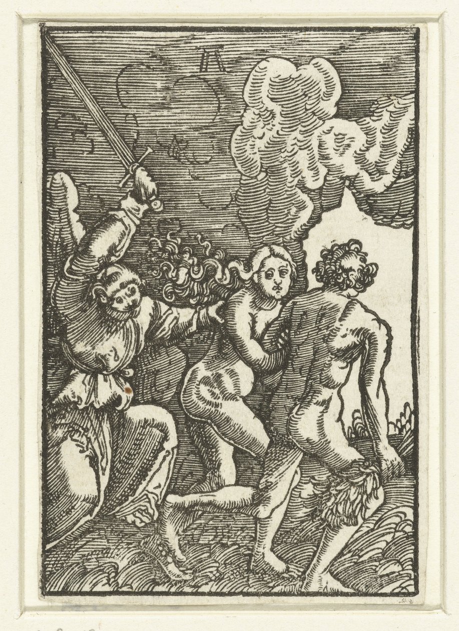 Vertreibung aus dem Paradies von Albrecht Altdorfer