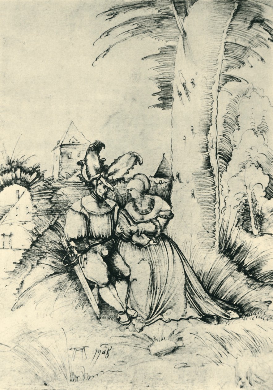 Liebende, 1508, 1943 von Albrecht Altdorfer