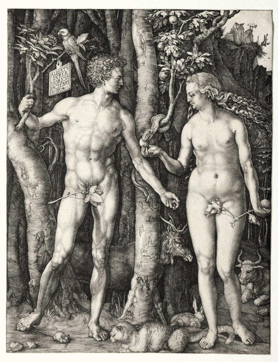 Adam und Eva, 1504 von Albrecht Dürer