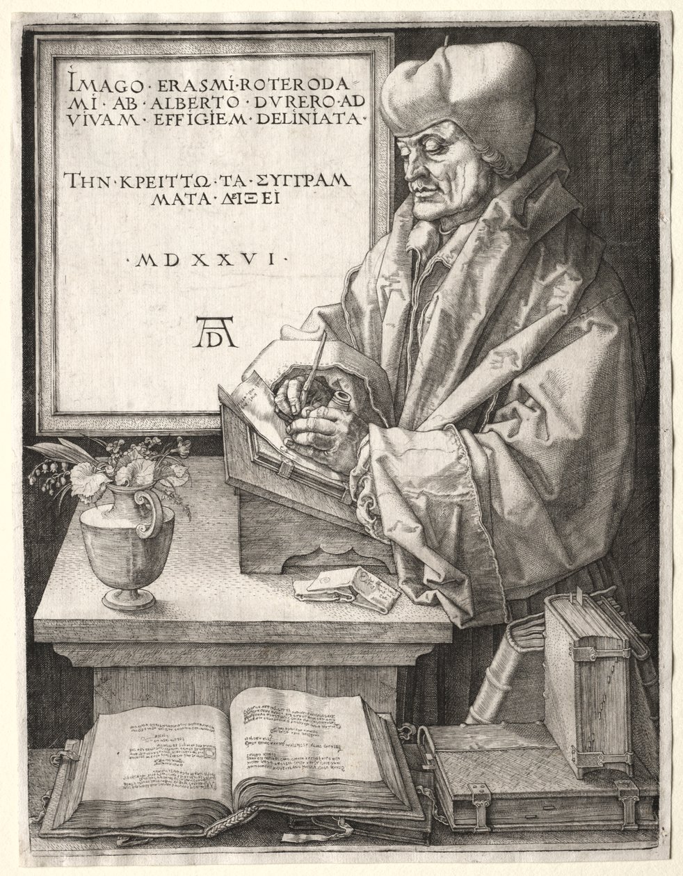 Desiderius Erasmus von Rotterdam von Albrecht Dürer