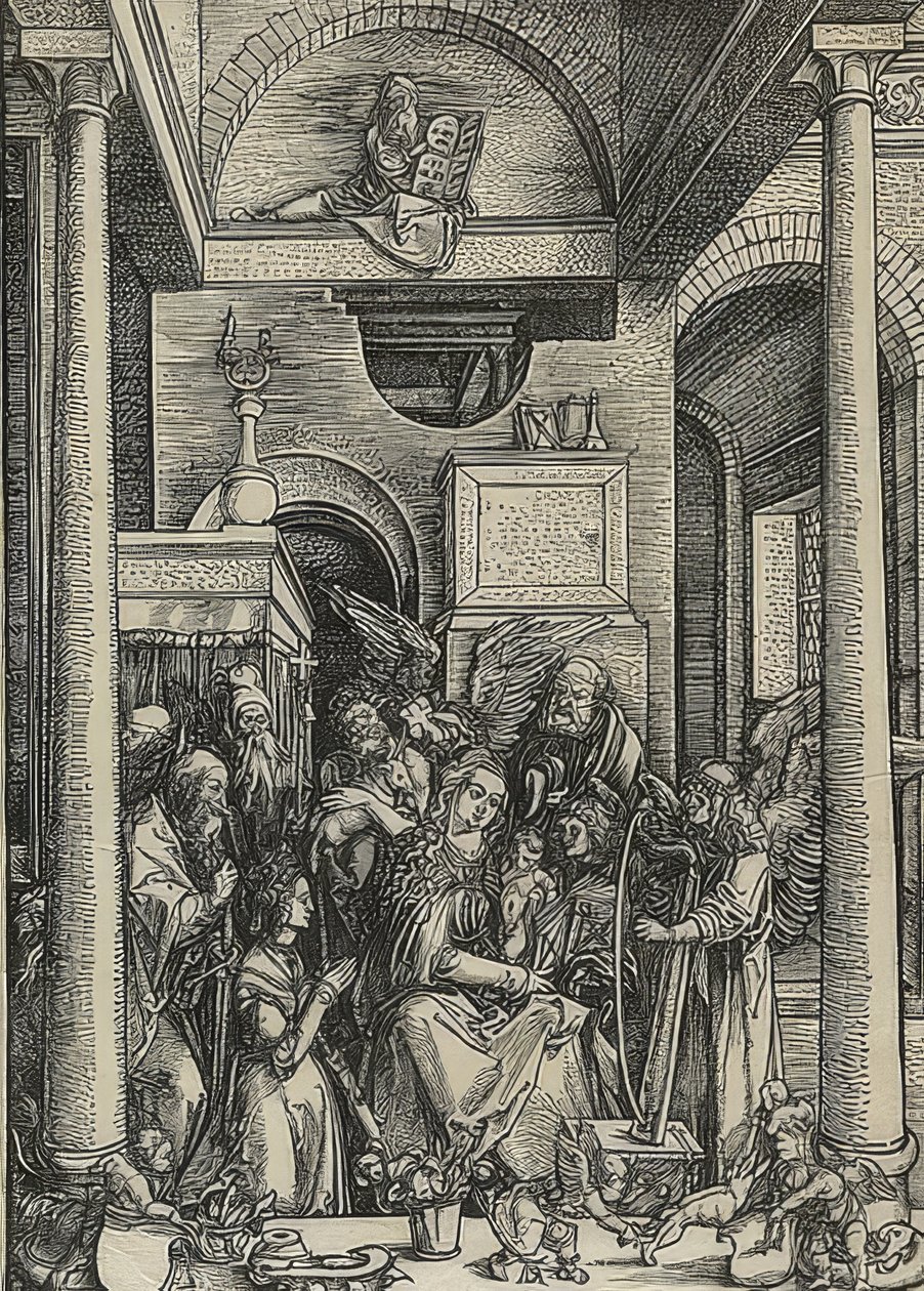 Marienleben: Mariens Verehrung von Albrecht Dürer