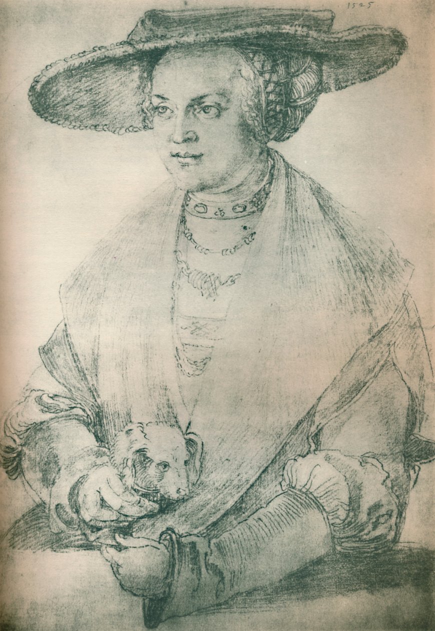 Porträt einer Dame, ca. 1500-1520 von Albrecht Dürer