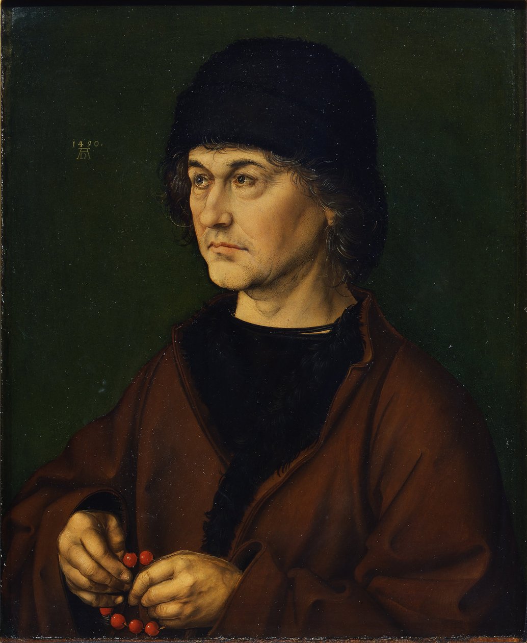 Porträt des Vaters des Künstlers, 1490 von Albrecht Dürer