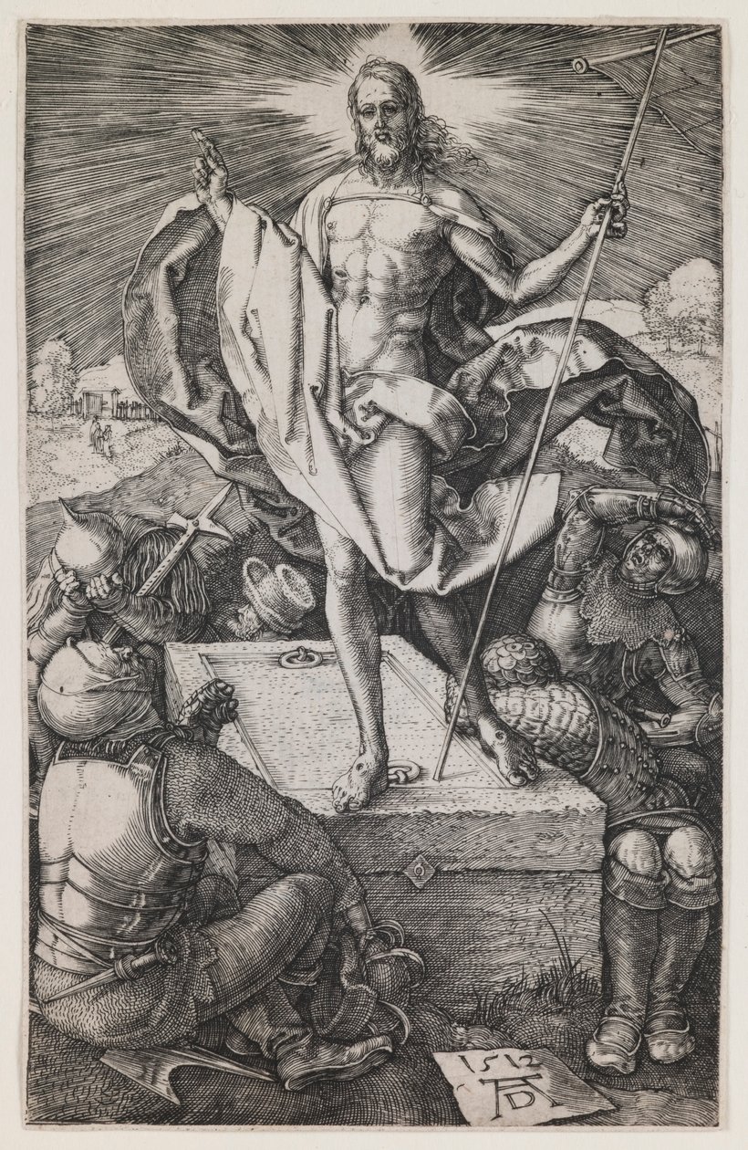 Auferstehung (aus der Serie „Die gravierte Passion“) von Albrecht Dürer