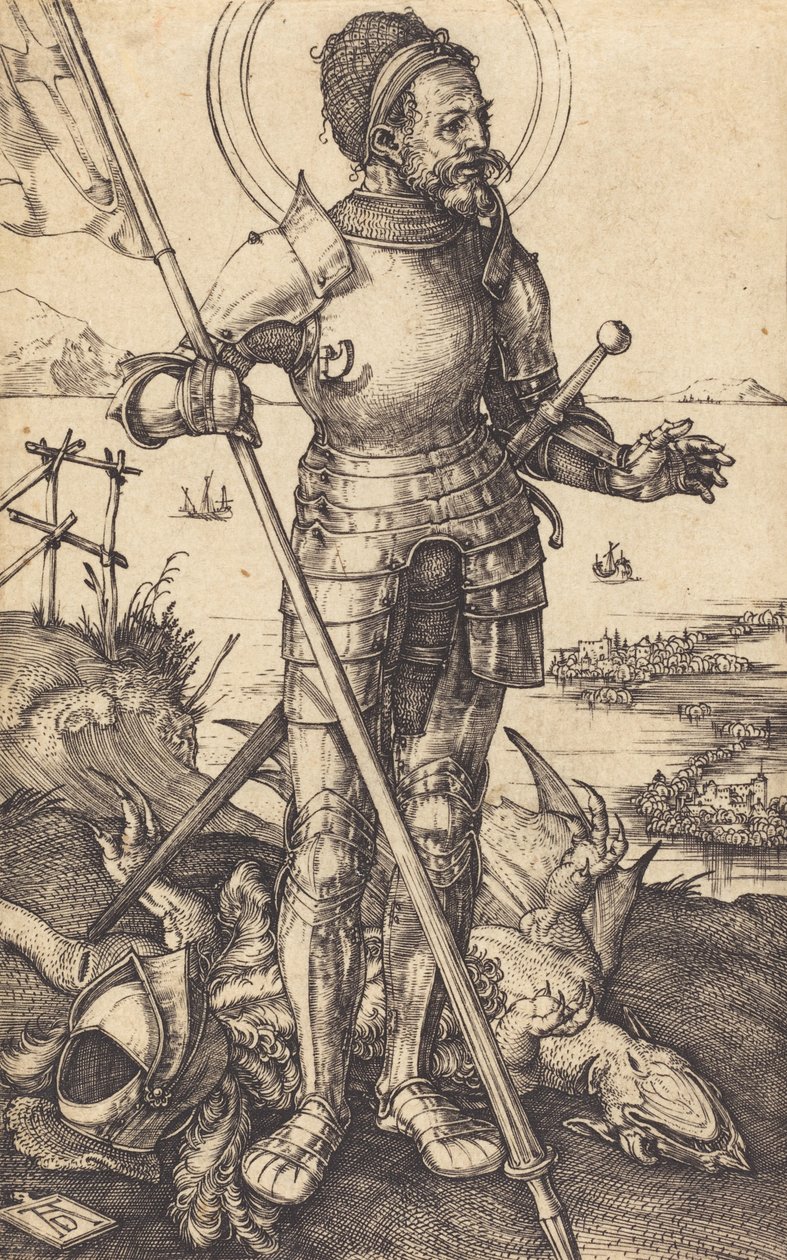 Der heilige Georg stehend, ca. 1507-1508 von Albrecht Dürer