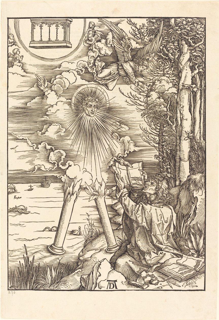 Der Heilige Johannes verschlingt das Buch von Albrecht Dürer