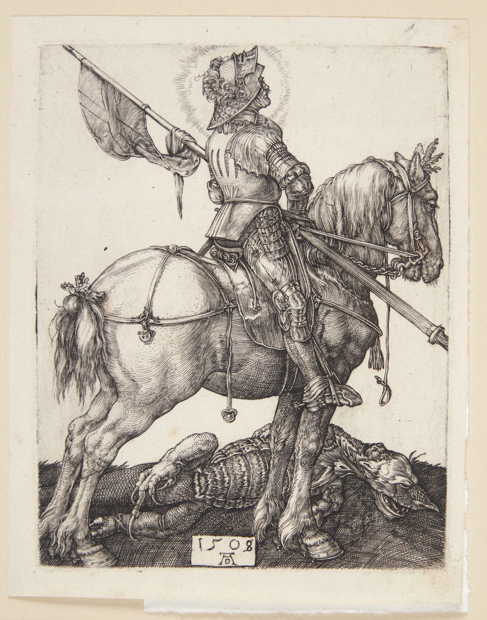 St. Georg zu Pferd von Albrecht Dürer